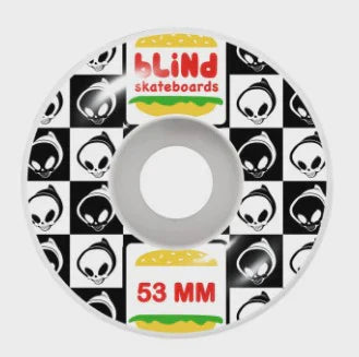 Blind Blind Burger Black White 53mm Skateboard Wheels