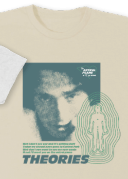 Theories Astral Plane Cream Tee S/s Shirt