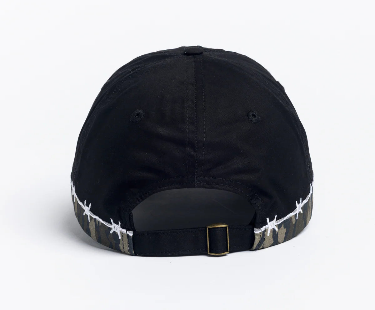 Autumn x Corduroy Camo Strapback Black Hat