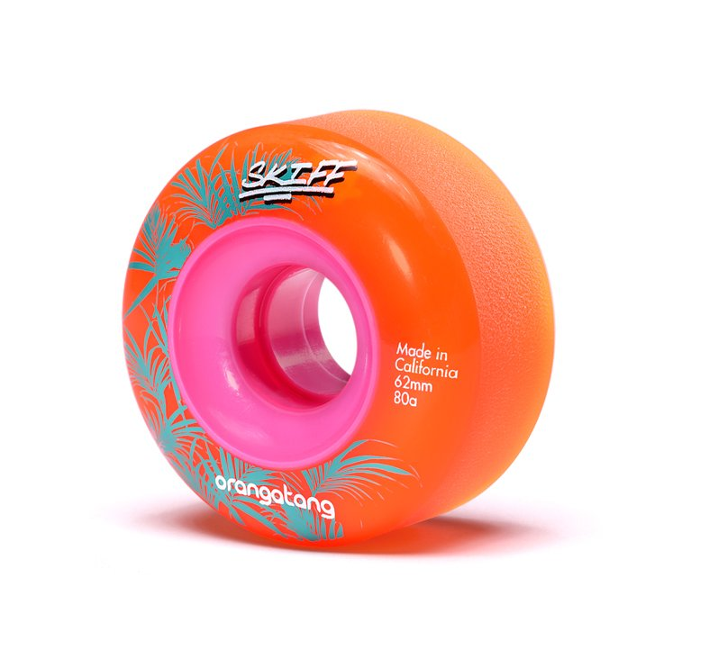 Orangatang Skiff Orange 62mm 80a Longboard Wheels