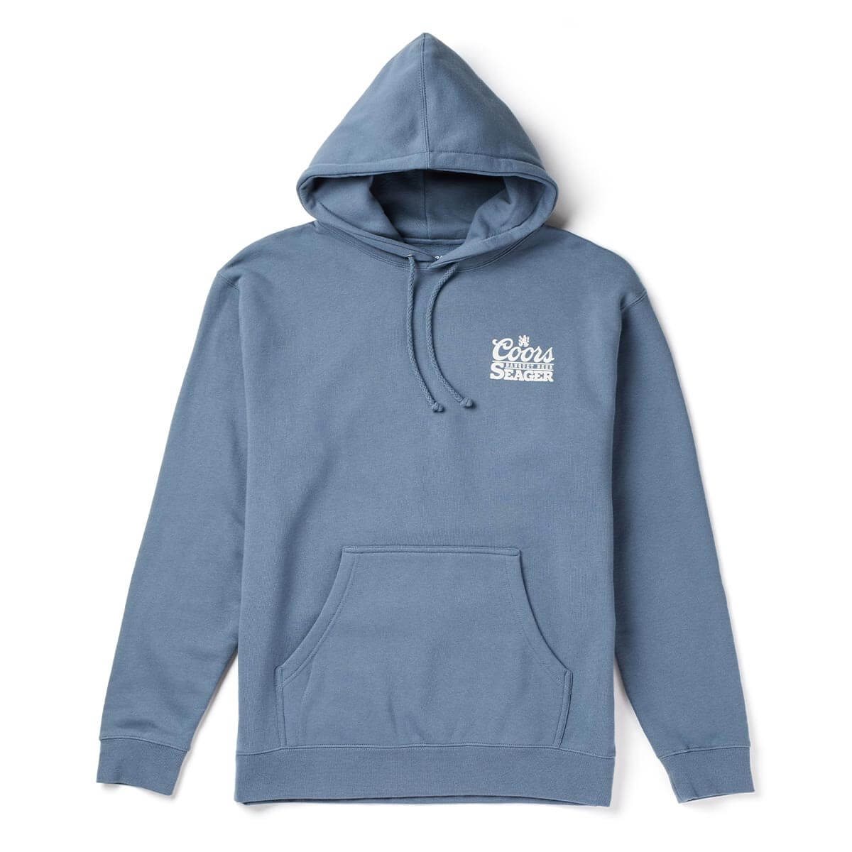 Seager X Coors Banquet Bumper Steel Blue Hooded Sweatshirt