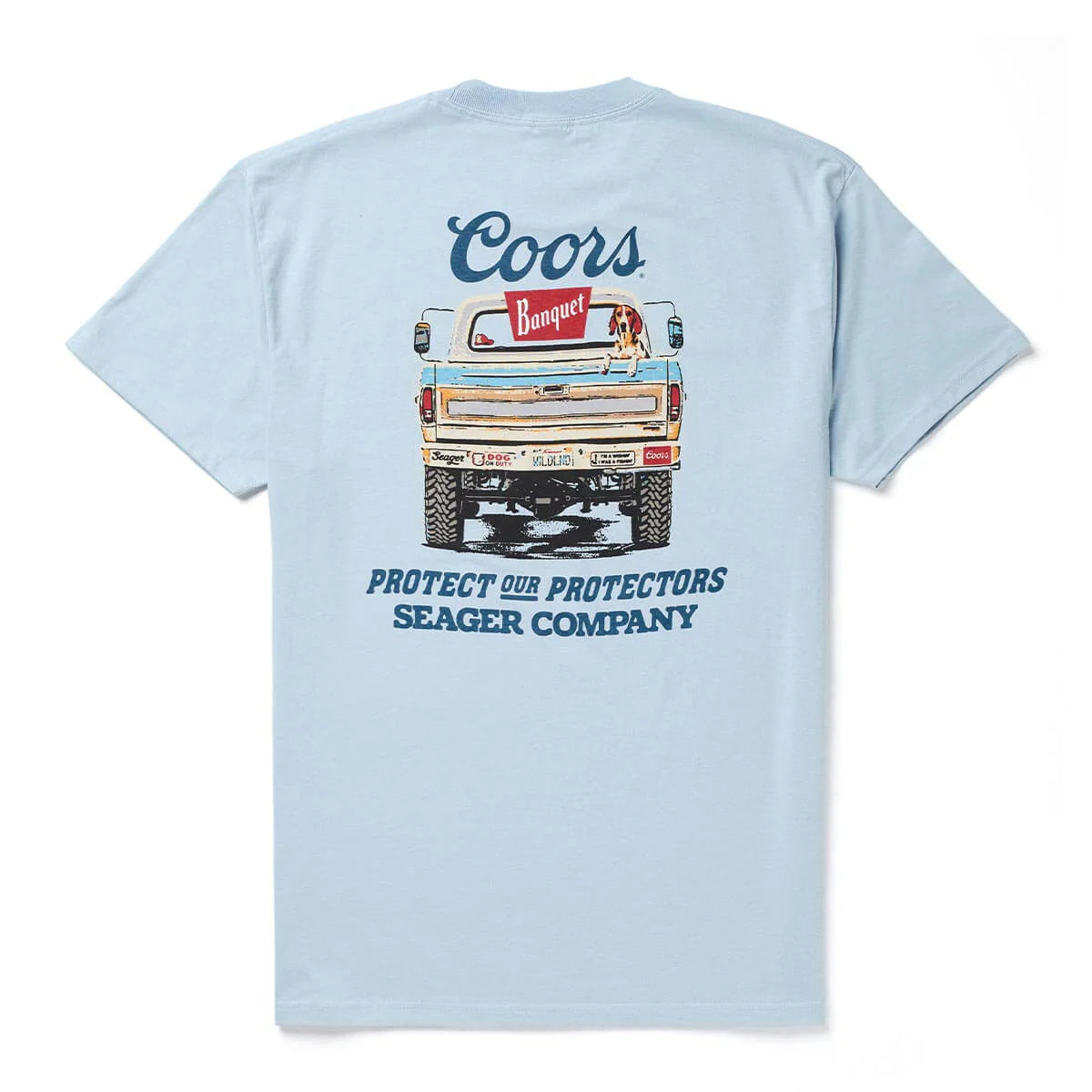Seager x Coors Banquet Bumper Blue S/s Shirt