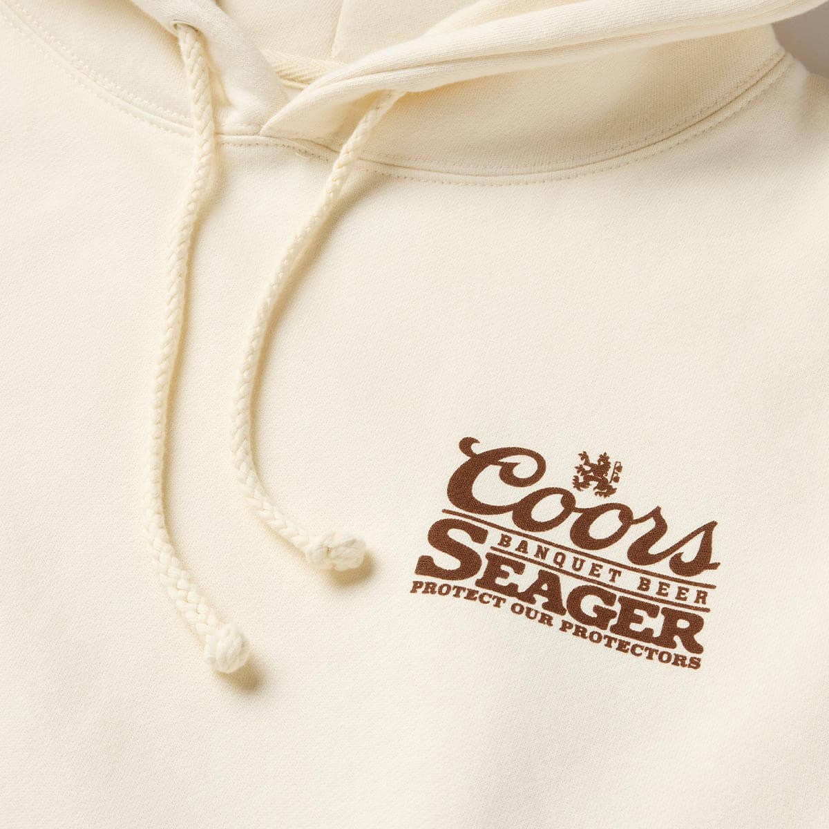 Seager X Coors Banquet Hotshots Bone Hooded Sweatshirt