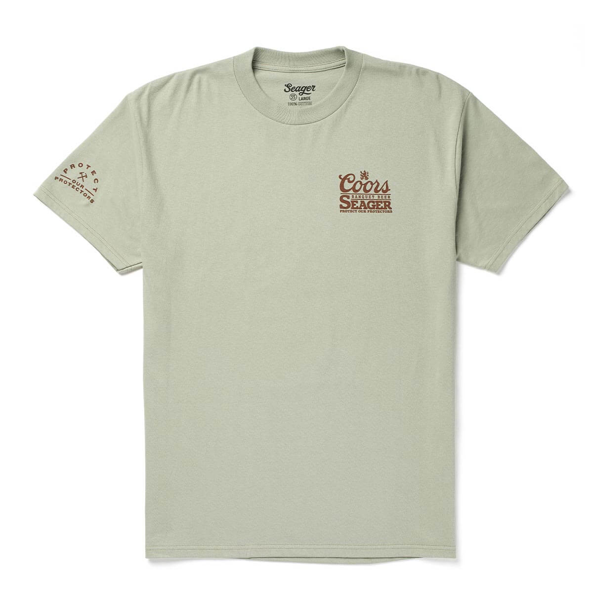 Seager x Coors Banquet Hotshots Desert Green S/s Shirt