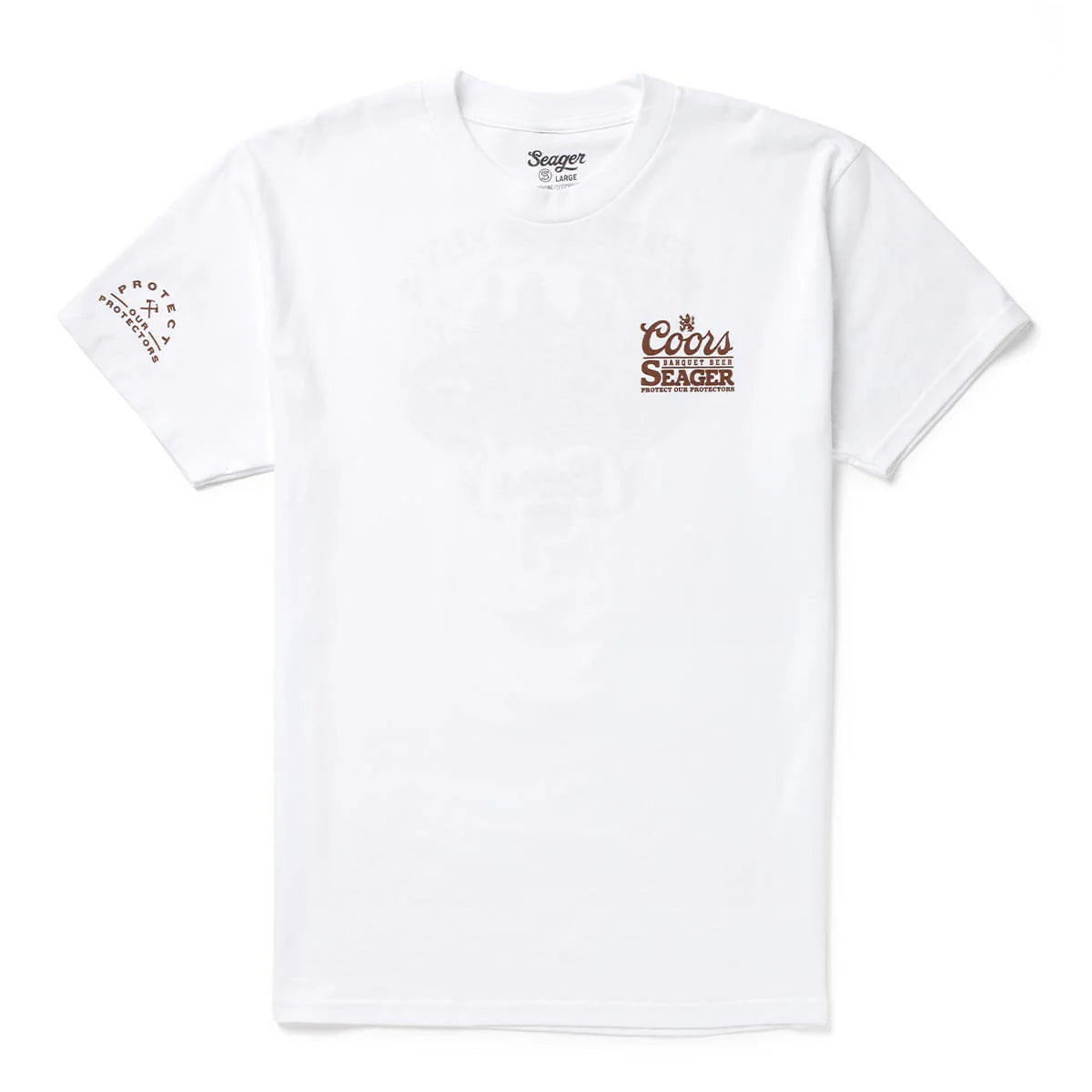 Seager x Coors Banquet Hotshots White S/s Shirt