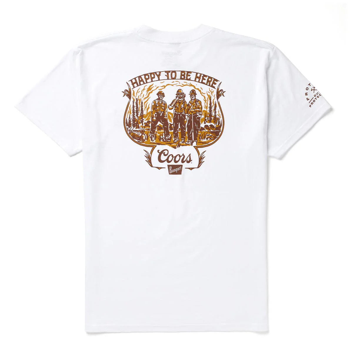Seager x Coors Banquet Hotshots White S/s Shirt