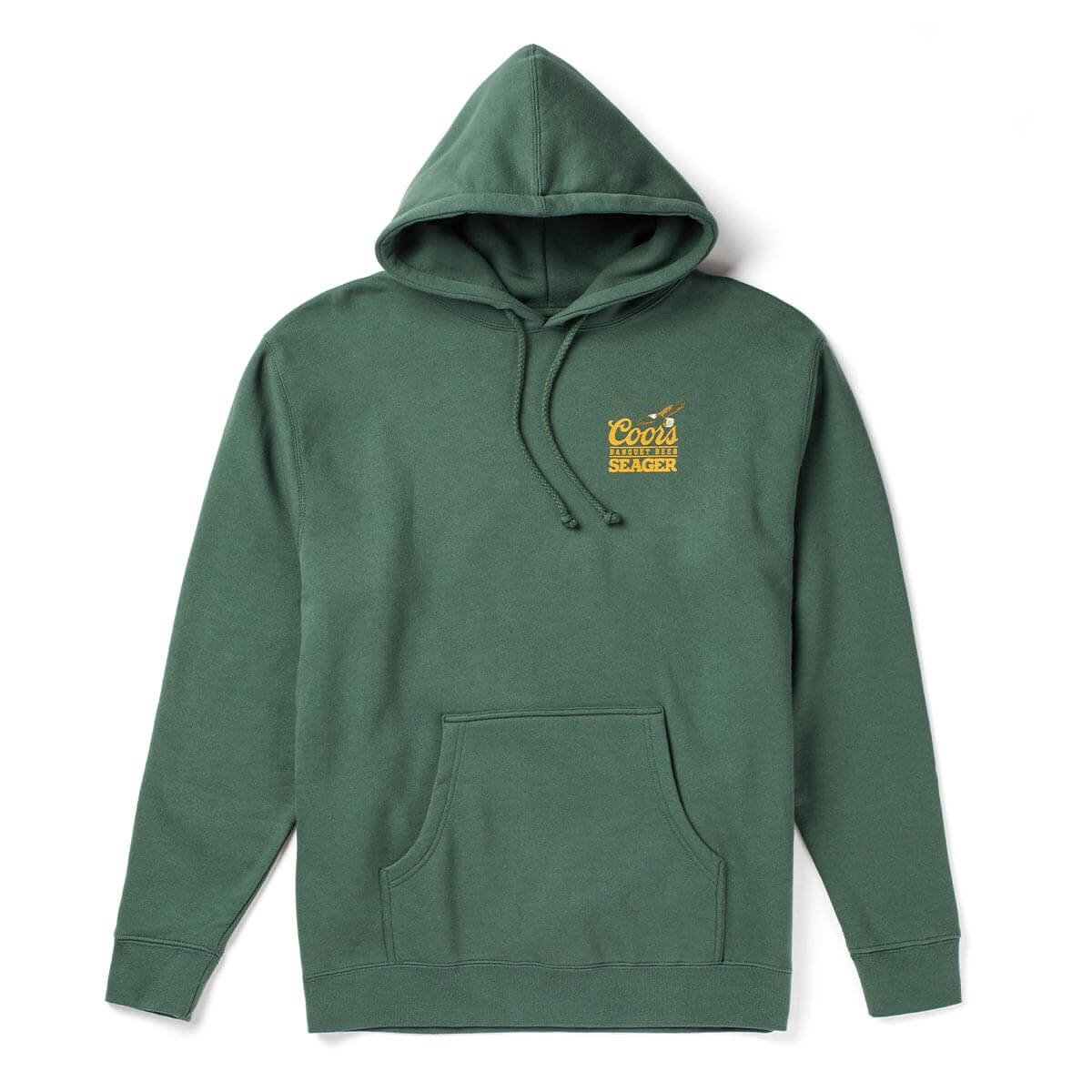 Seager X Coors Banquet Preserve Green Hooded Sweatshirt