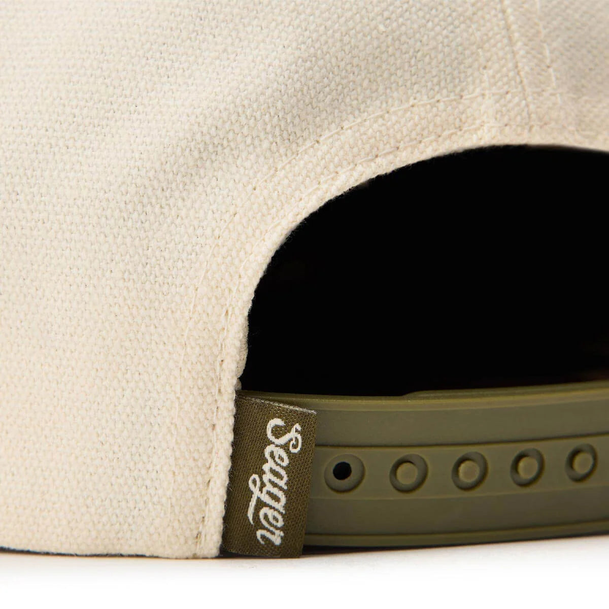 Seager X Mossy Oak Gone Hunting Camo Cream Snapback Hat