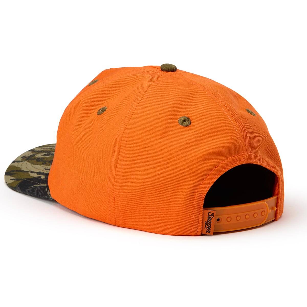 Seager X Mossy Oak I.O.F. Instant Old Friends Orange Camo Snapback Hat