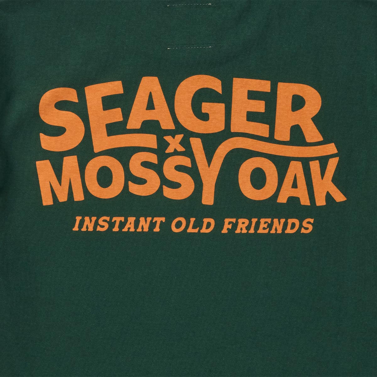 Seager X Mossy Oak I.O.F. Instant Old Friends Forest Green Tee S/s Shirt
