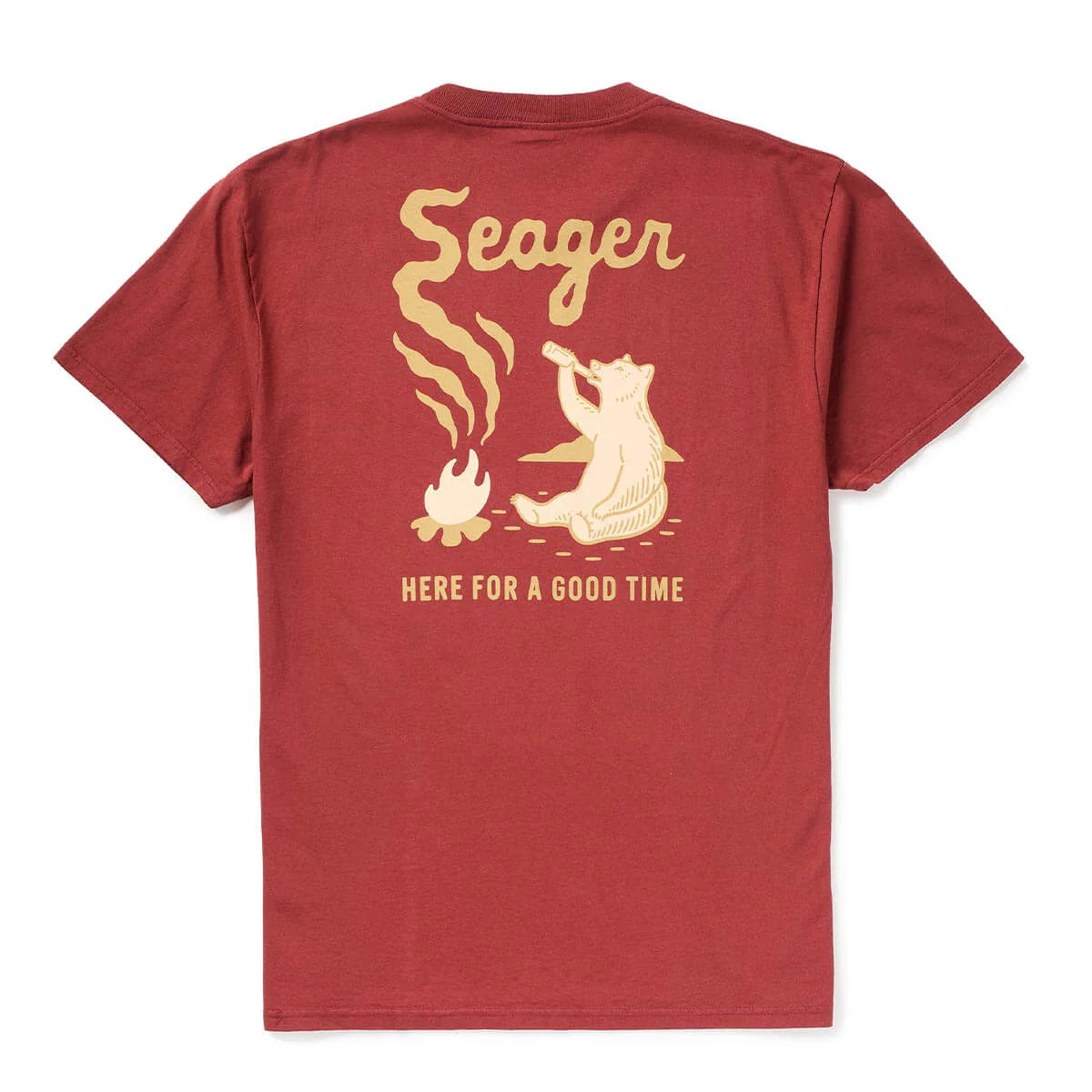 Seager Smokey Roasted Red S/s Shirt