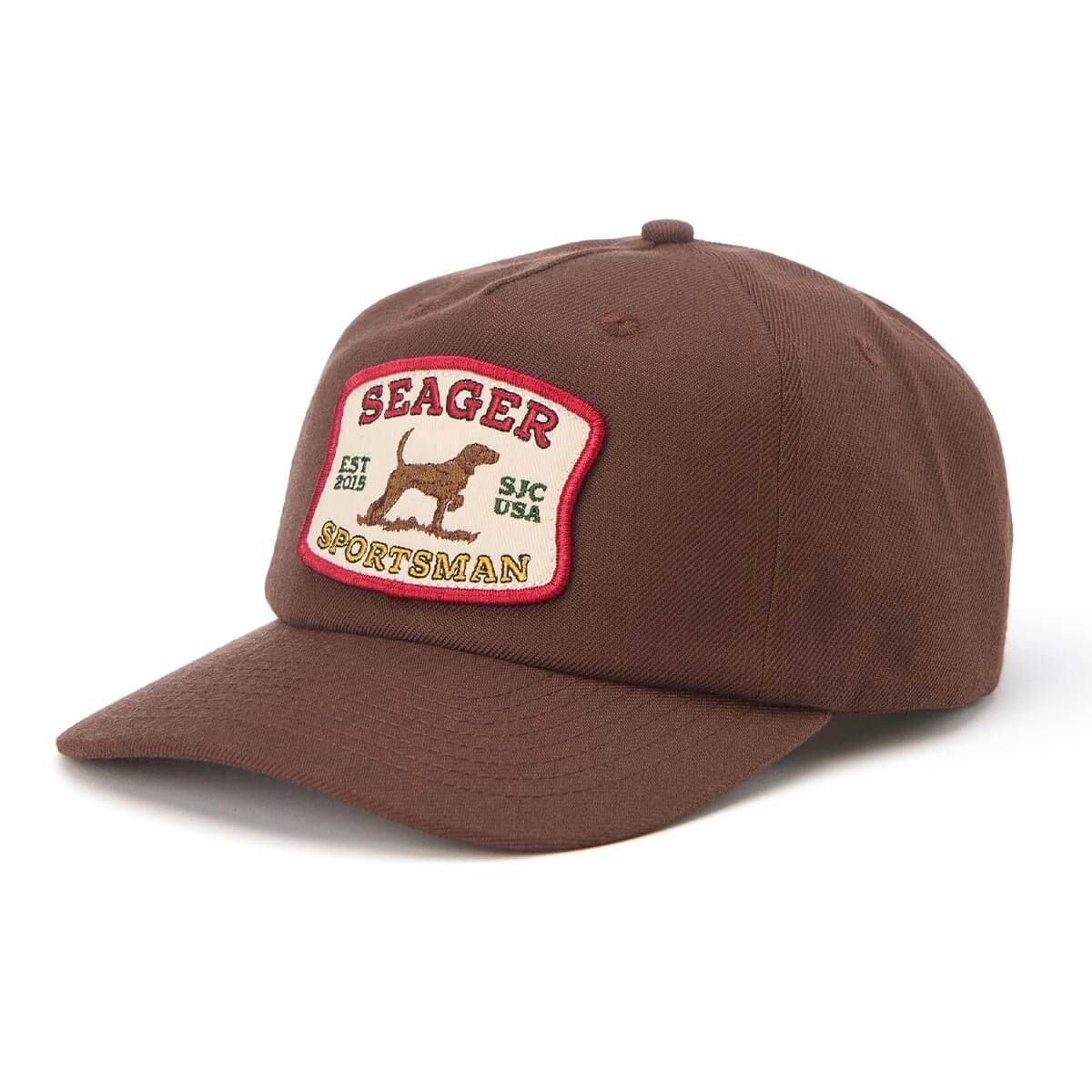 Seager Sportsman Brown Snapback Hat