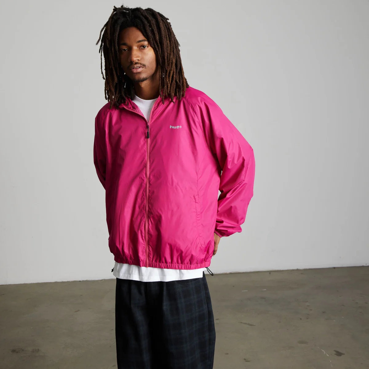 HUF T1 KCUF Magenta Shell Jacket