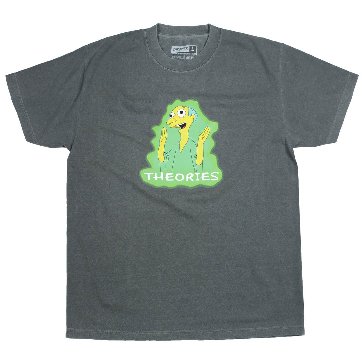 Theories Healthy Green Glow Black S/s Shirt