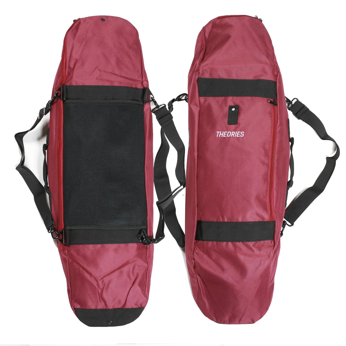 Theories x Pitbull Propaganda 3 Way Maroon Skateboard Backpack Duffel