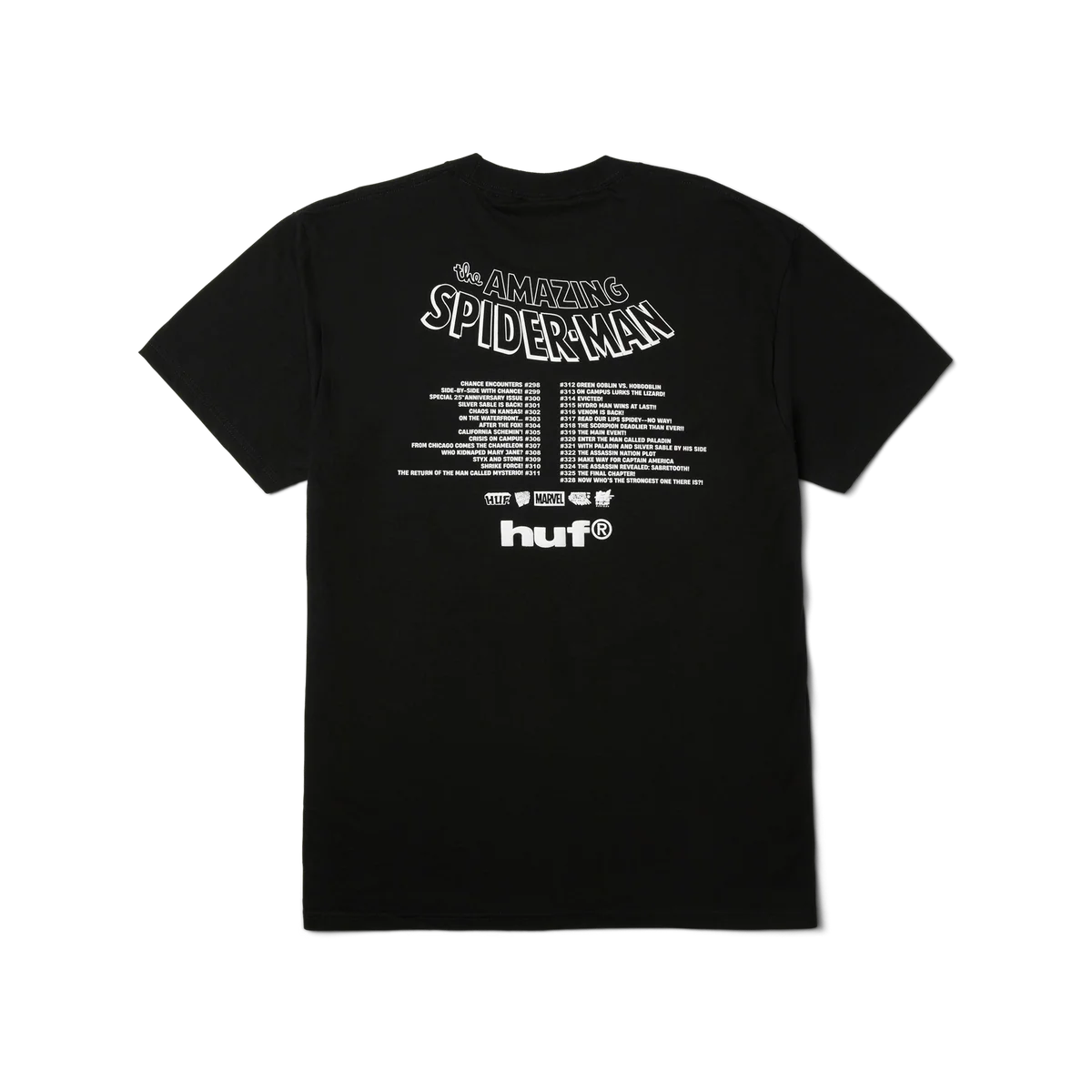 Huf X Marvel Spider-Man Three Hundred Black S/s Shirt