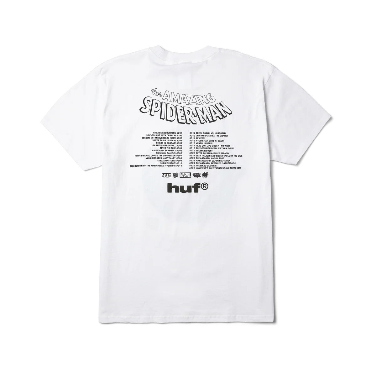 Huf X Marvel Spider-Man Three Hundred White S/s Shirt
