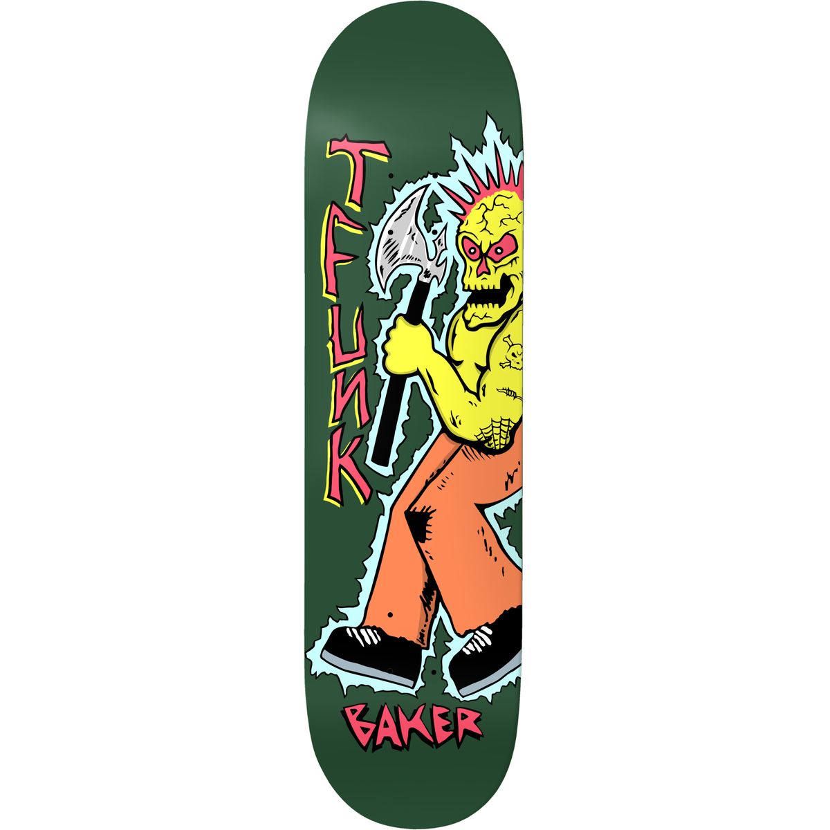 Baker T-Funk Axe Man 8.38" Skateboard Deck