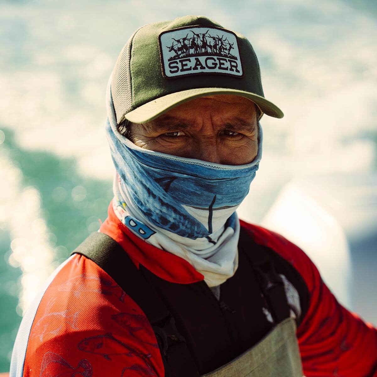 Seager The Herd Army Green Trucker Snapback Hat