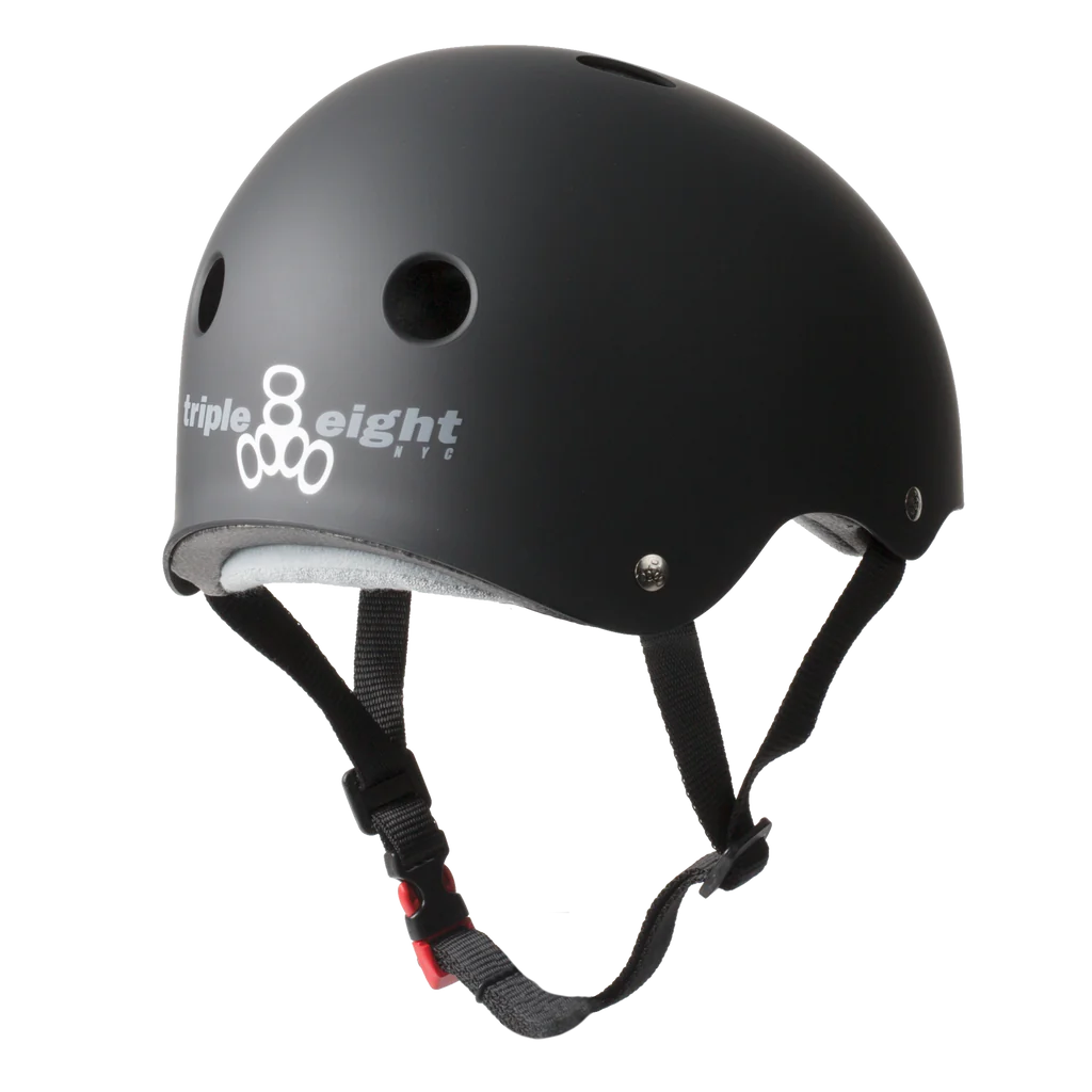 Triple Eight The Certified Sweatsaver Black Matte Helmet