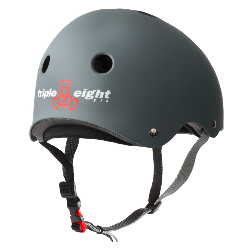 Triple Eight "The Certified Sweatsaver" Carbon Matte Helmet