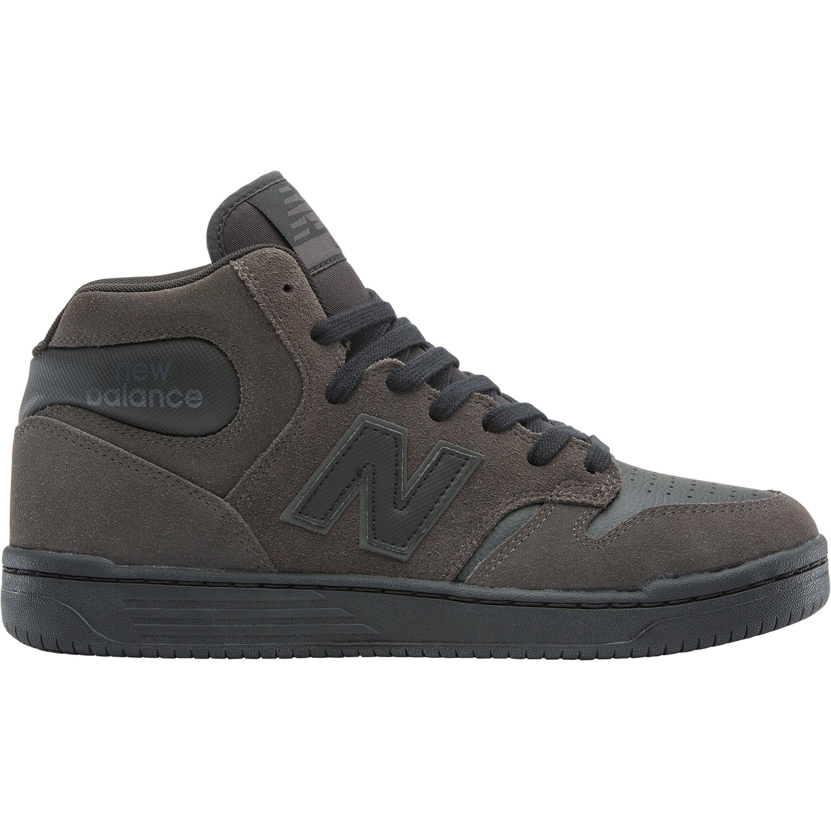 New Balance Numeric 480 High Charcoal/Black Skate Shoes (UN480HGB)