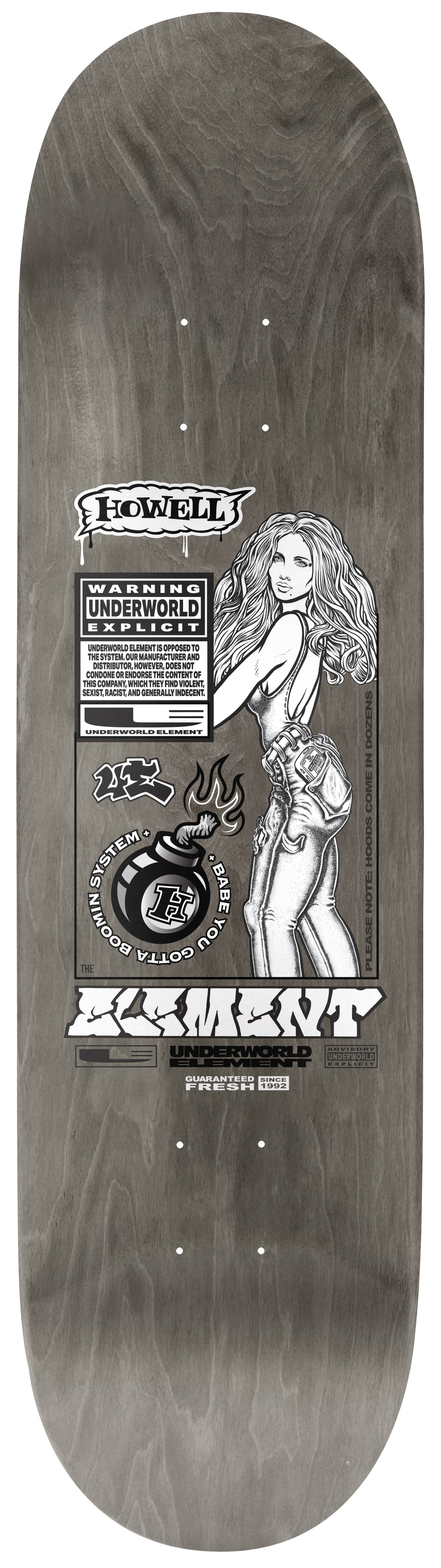 Underworld Element Andy Howell Boomin System EX7 Skateboard Deck