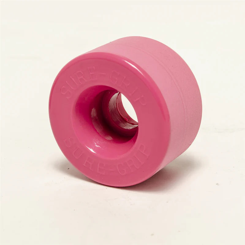 Sure-Grip Velvet 55mm (Set of 8) Pink Roller Skate Wheels