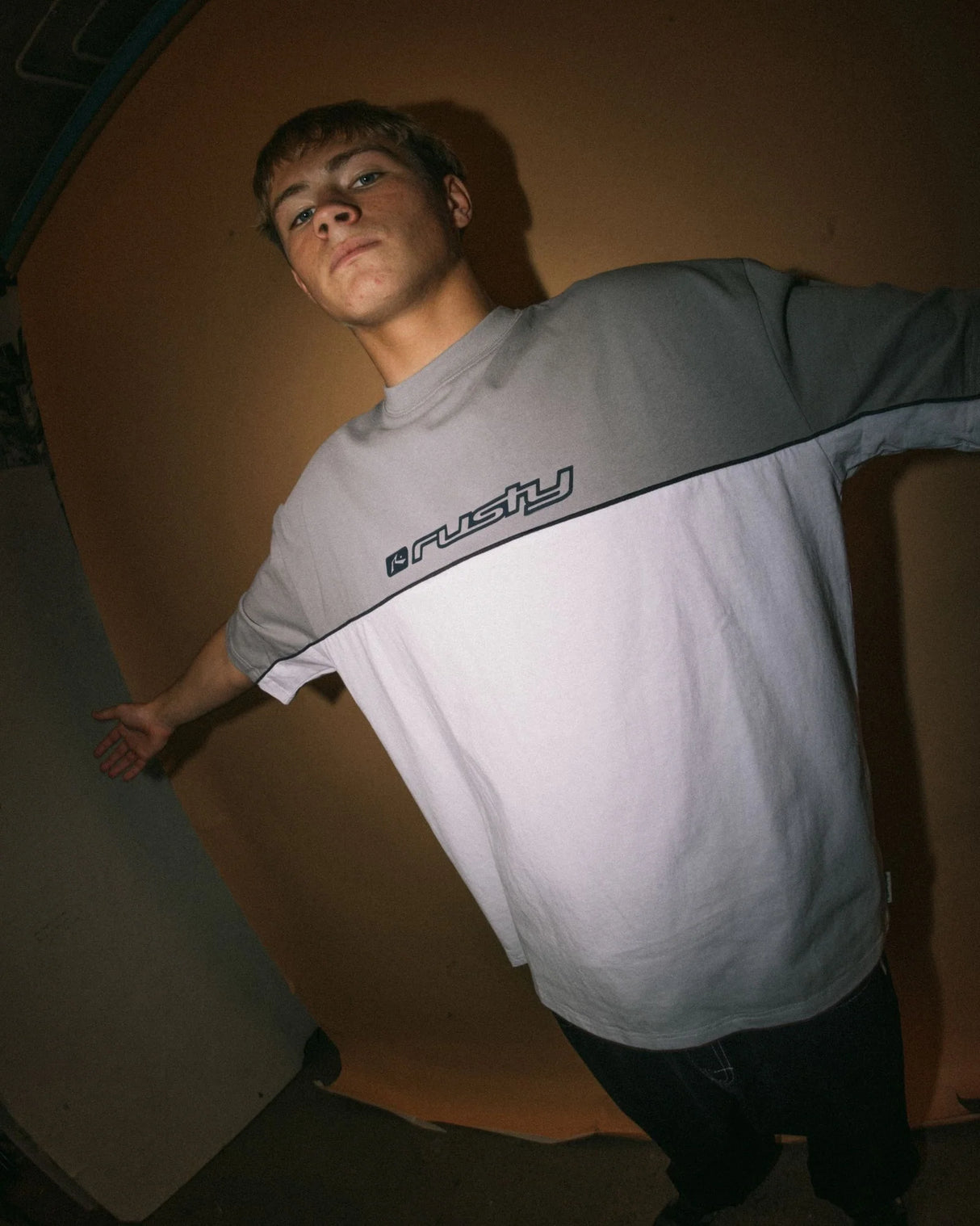 Rusty Infinity White S/S Tee