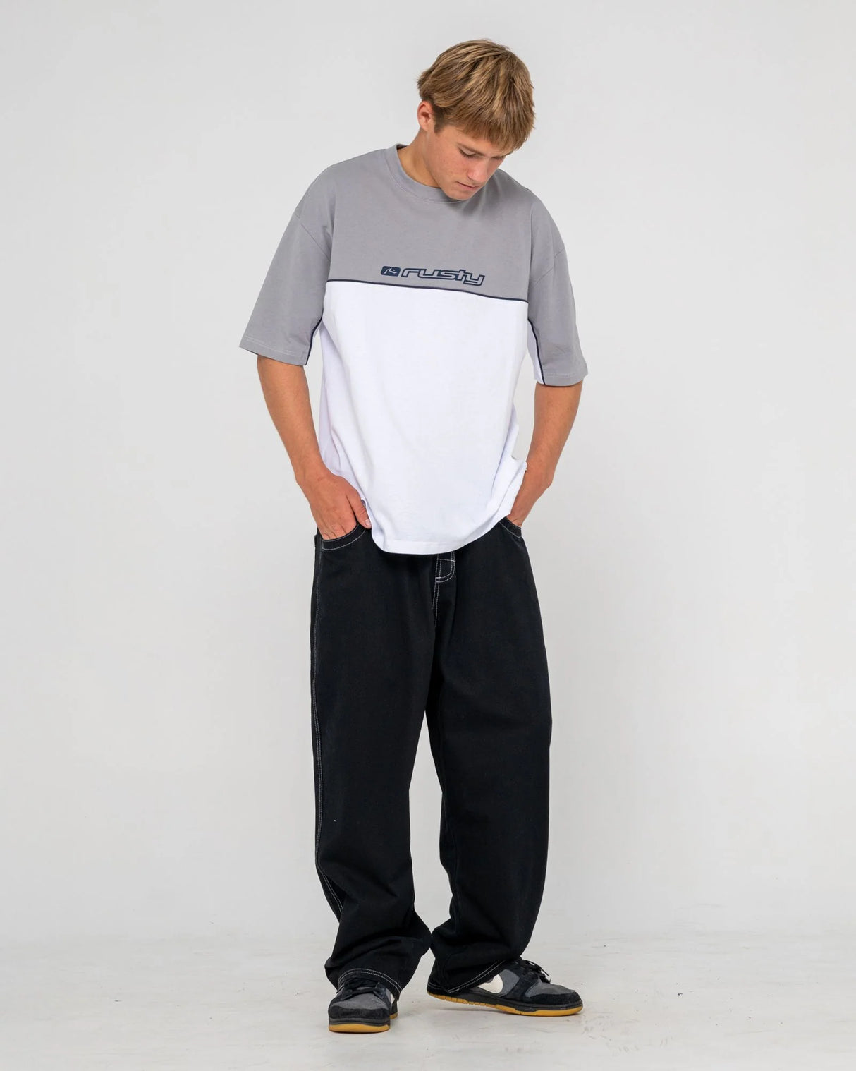 Rusty Infinity White S/S Tee