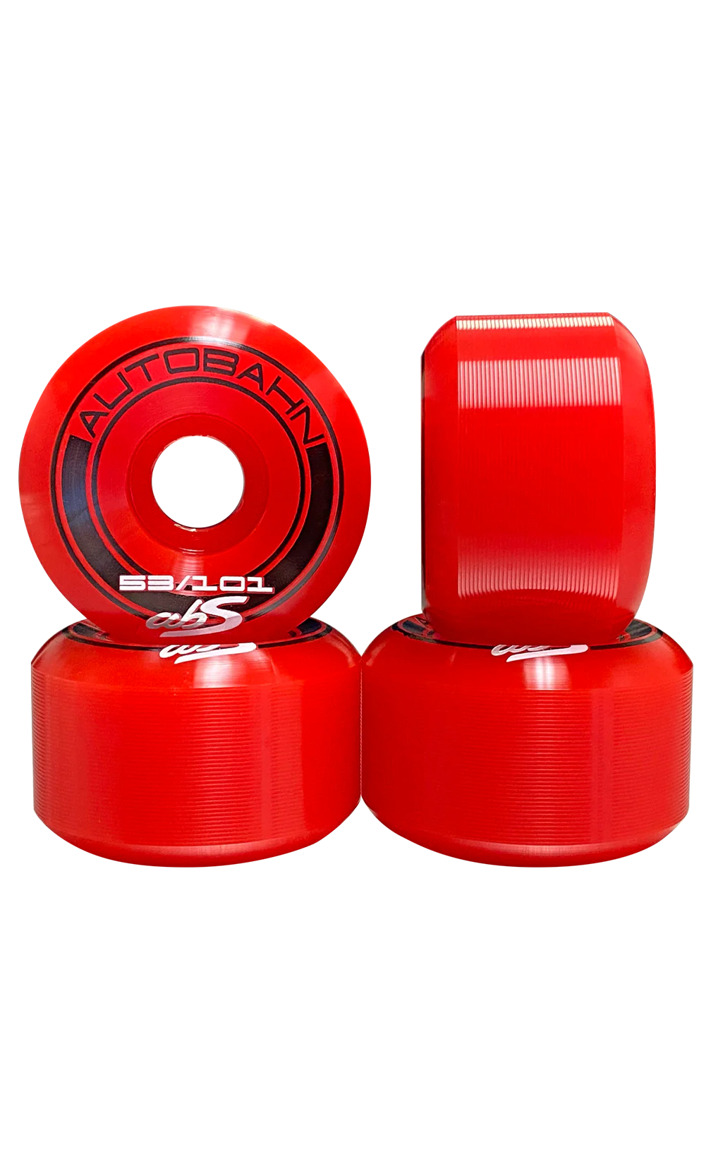 Autobahn GT1 Widebody Red 53mm 101a Skateboard Wheels