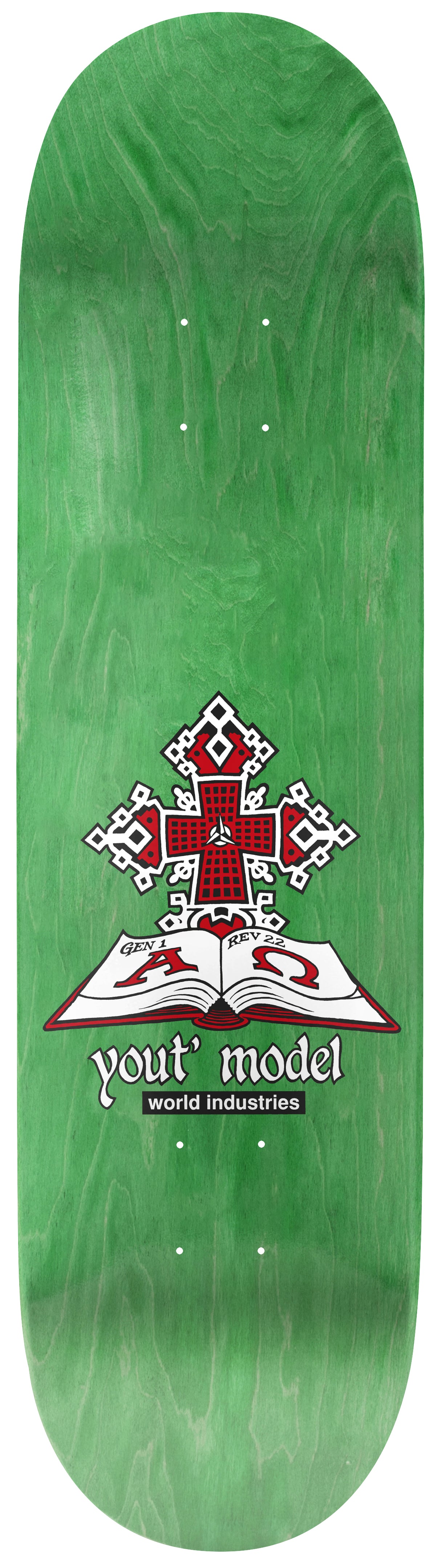 World Industries Jeff Hartsel Yout Model Popsicle Skateboard Deck