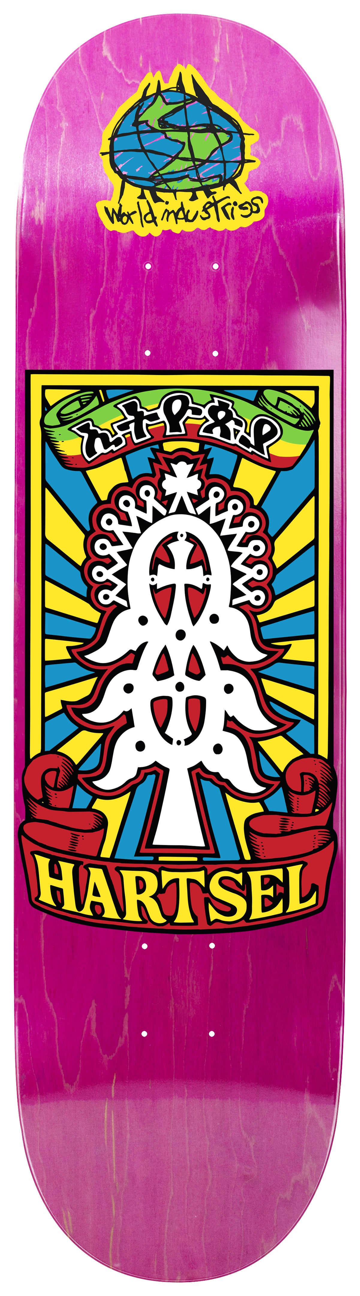 World Industries Jeff Hartsel Yout Model Popsicle Skateboard Deck