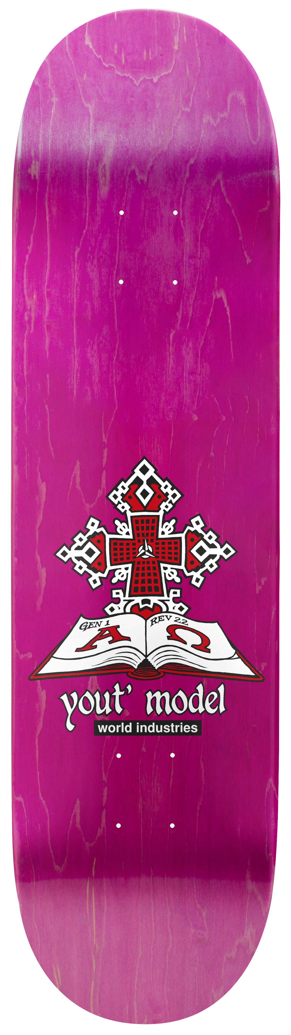 World Industries Jeff Hartsel Yout Model Popsicle Skateboard Deck