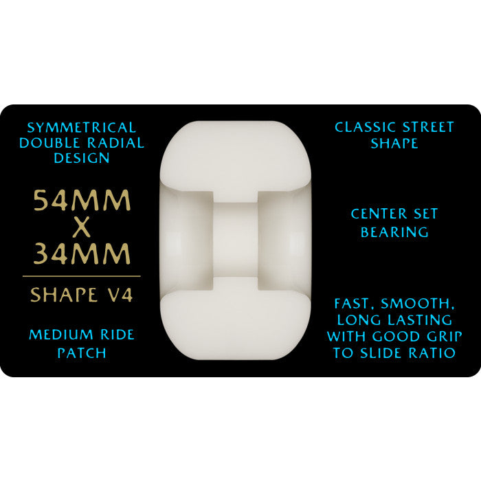 Powell Peralta Dragon Formula Blue 97a 54mm x 34mm V4 Skateboard Wheels