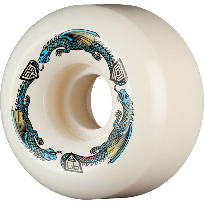 Powell Peralta Dragon Formula Blue 97a 56mm x 36mm V6 Skateboard Wheels