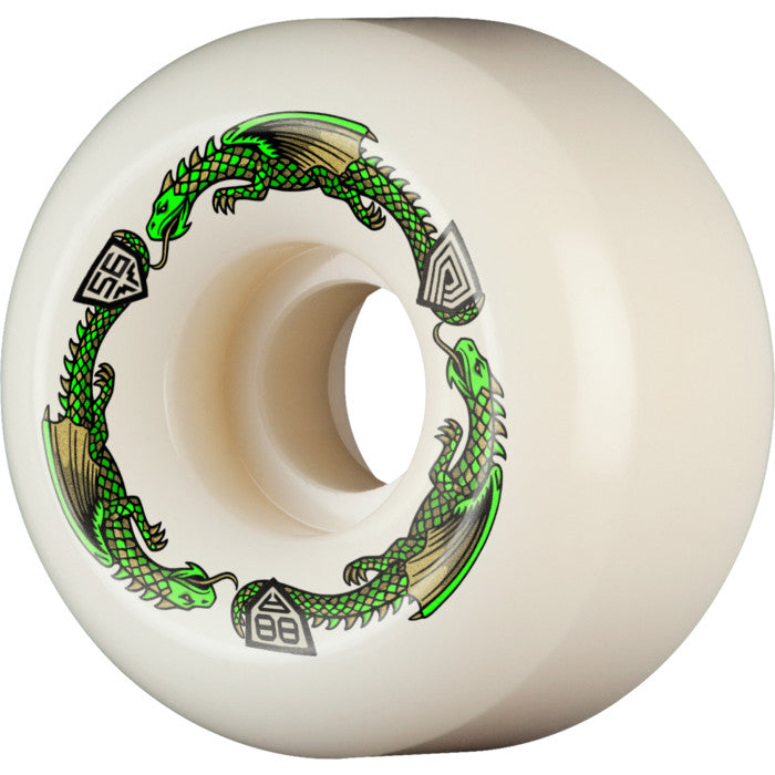 Powell Peralta Dragon Formula Green 88a 56mm x 36mm V6 Skateboard Wheels