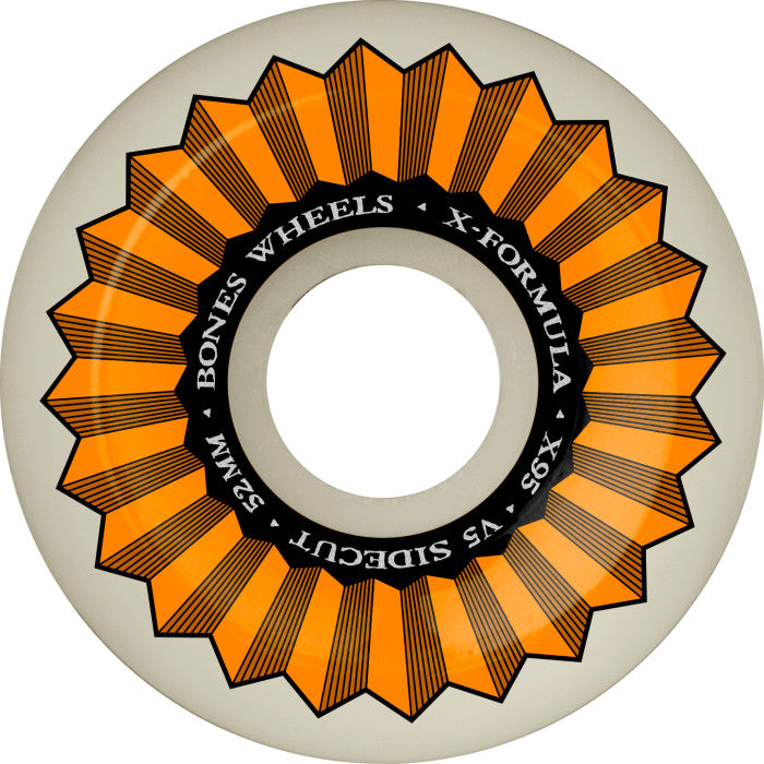 Bones Wheels X-Formula XF V5 Side-Cut 52mm 95A Skateboard Wheels