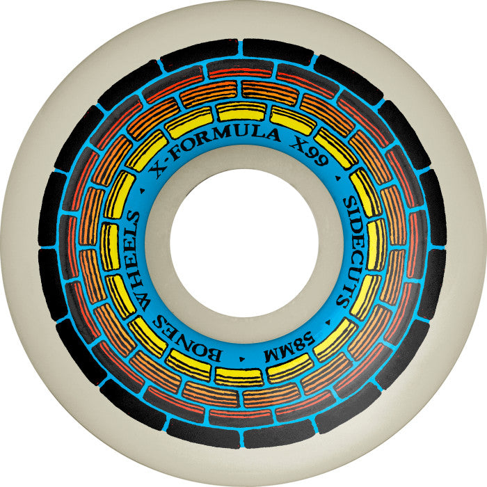 Bones Wheels X-Formula Wishing Well V5 Sidecut 58mm 99a Skateboard Wheels
