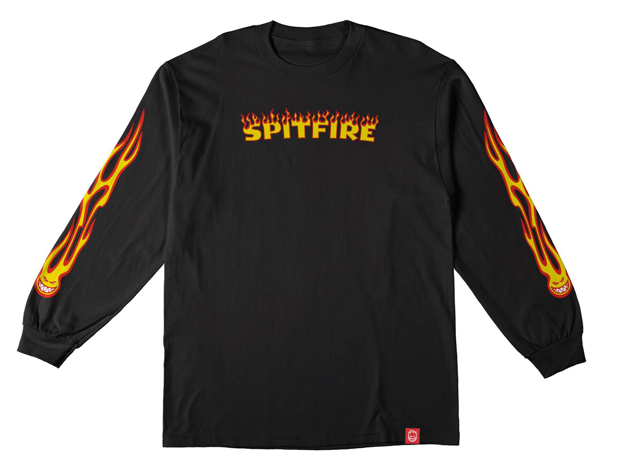 Spitfire Hotrod Sleeves Black L/s Shirt