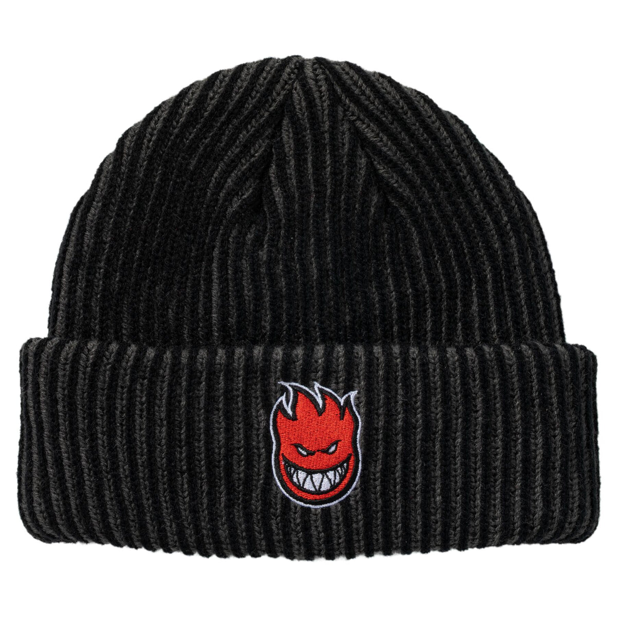 Spitfire Wheels Bighead Fill Black/Charcoal/Red Cuff Beanie