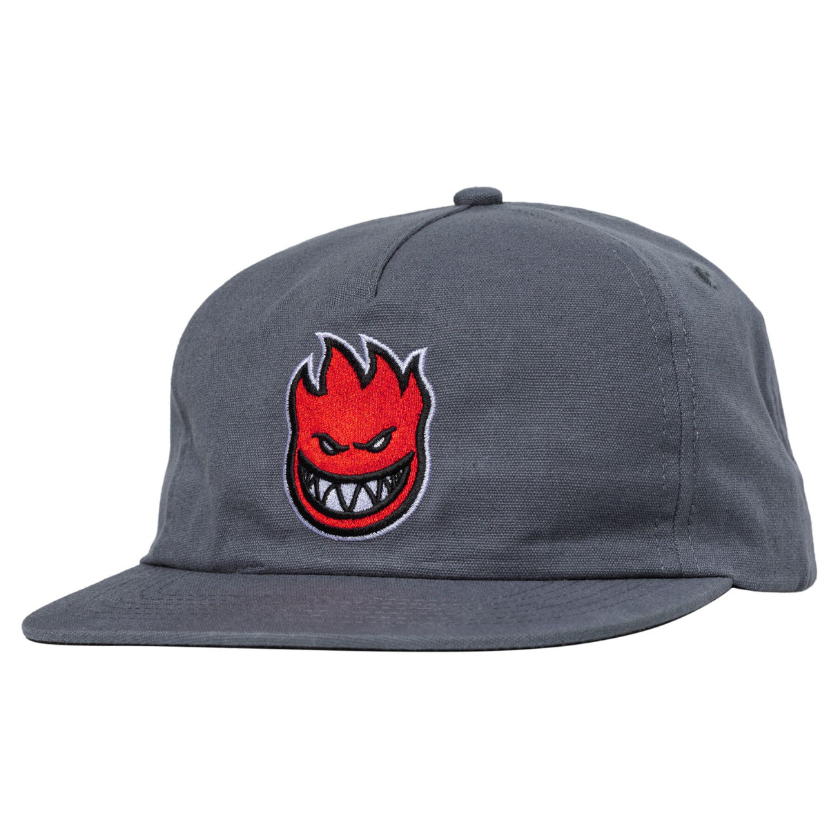 Spitfire Bighead Fill Charcoal Red Snapback Hat