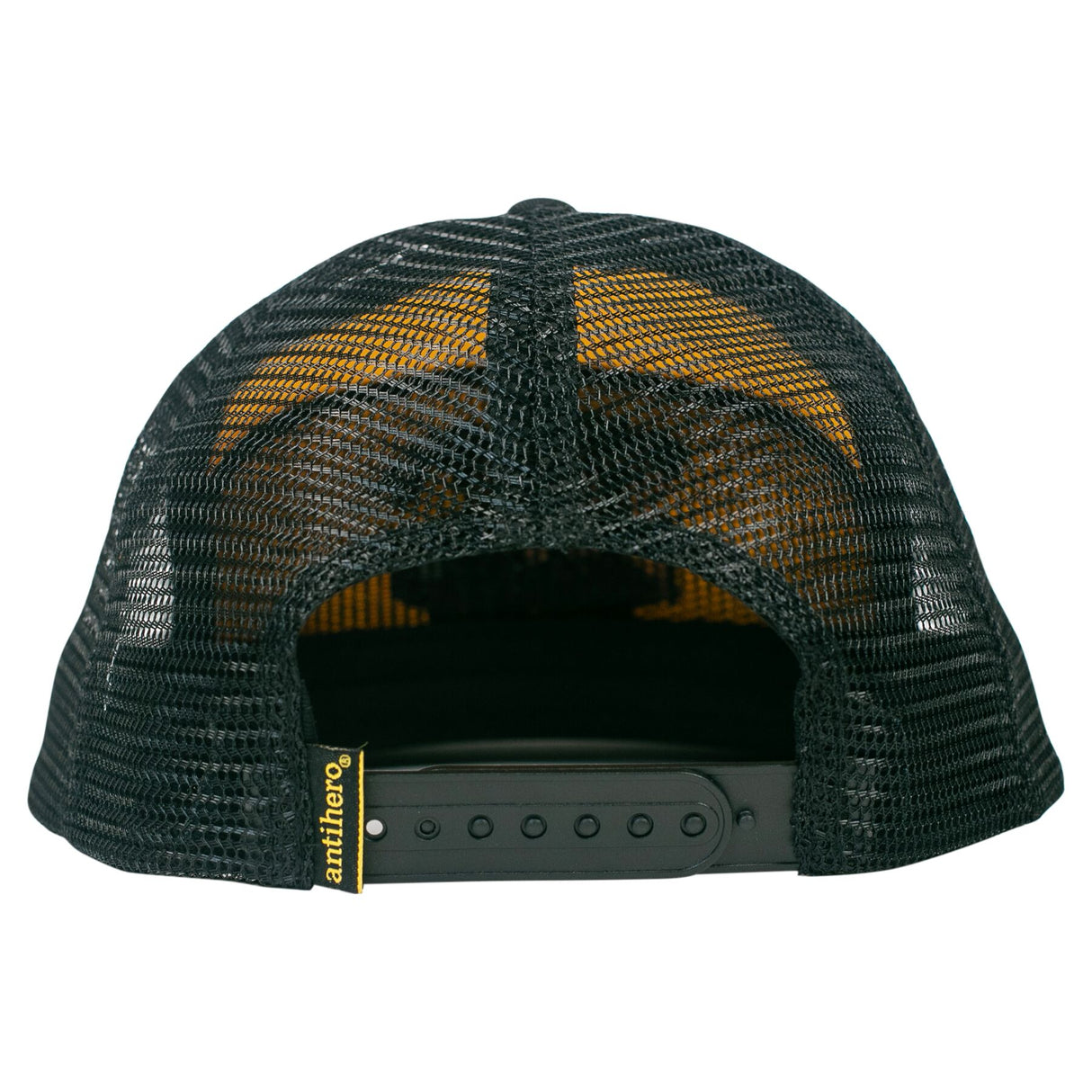 Anti-Hero 18 Hauling Black Yellow Snapback Hat