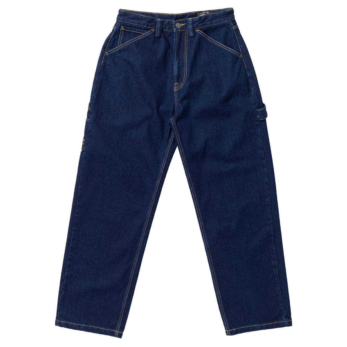 Krooked Koffin Carpenter Dark Rinse Denim Pants