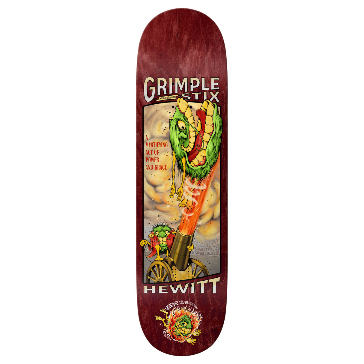 Anti-Hero Hewitt Grimple Obvious Greats - 8.38" Multi Skateboard Deck