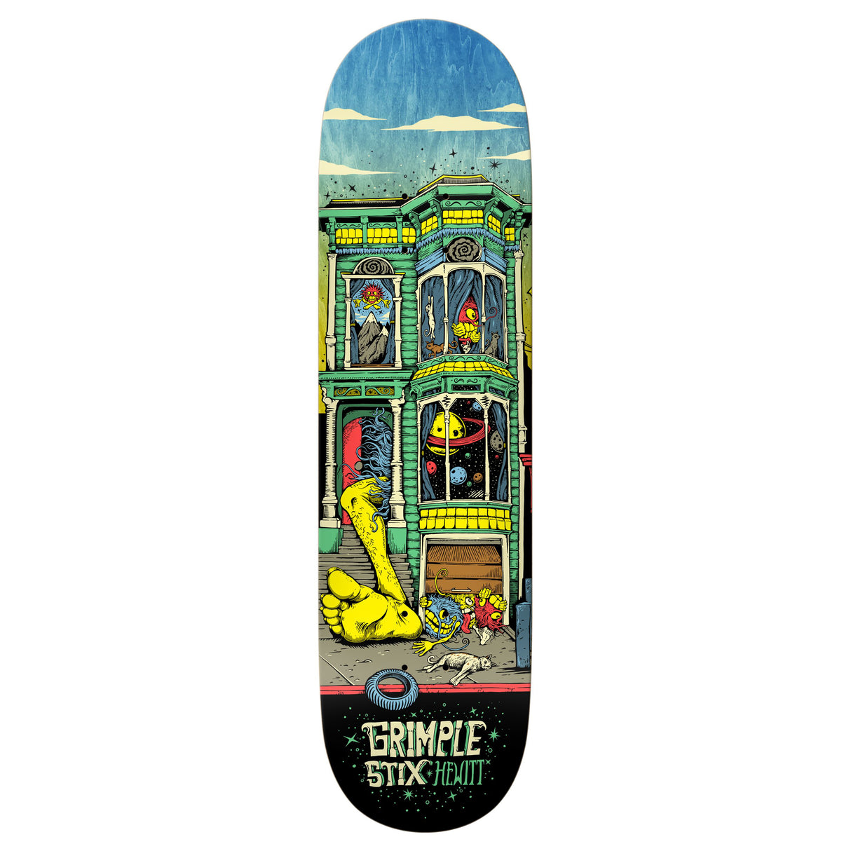 Anti-Hero Hewitt Grimple Stix Victorians - 8.5" Skateboard Deck