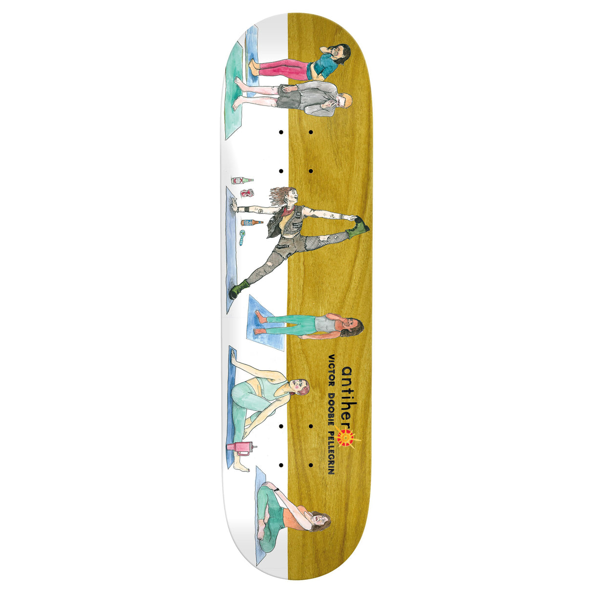 Anti-Hero Doobie I Farted In Yoga Class - 8.69" Skateboard Deck