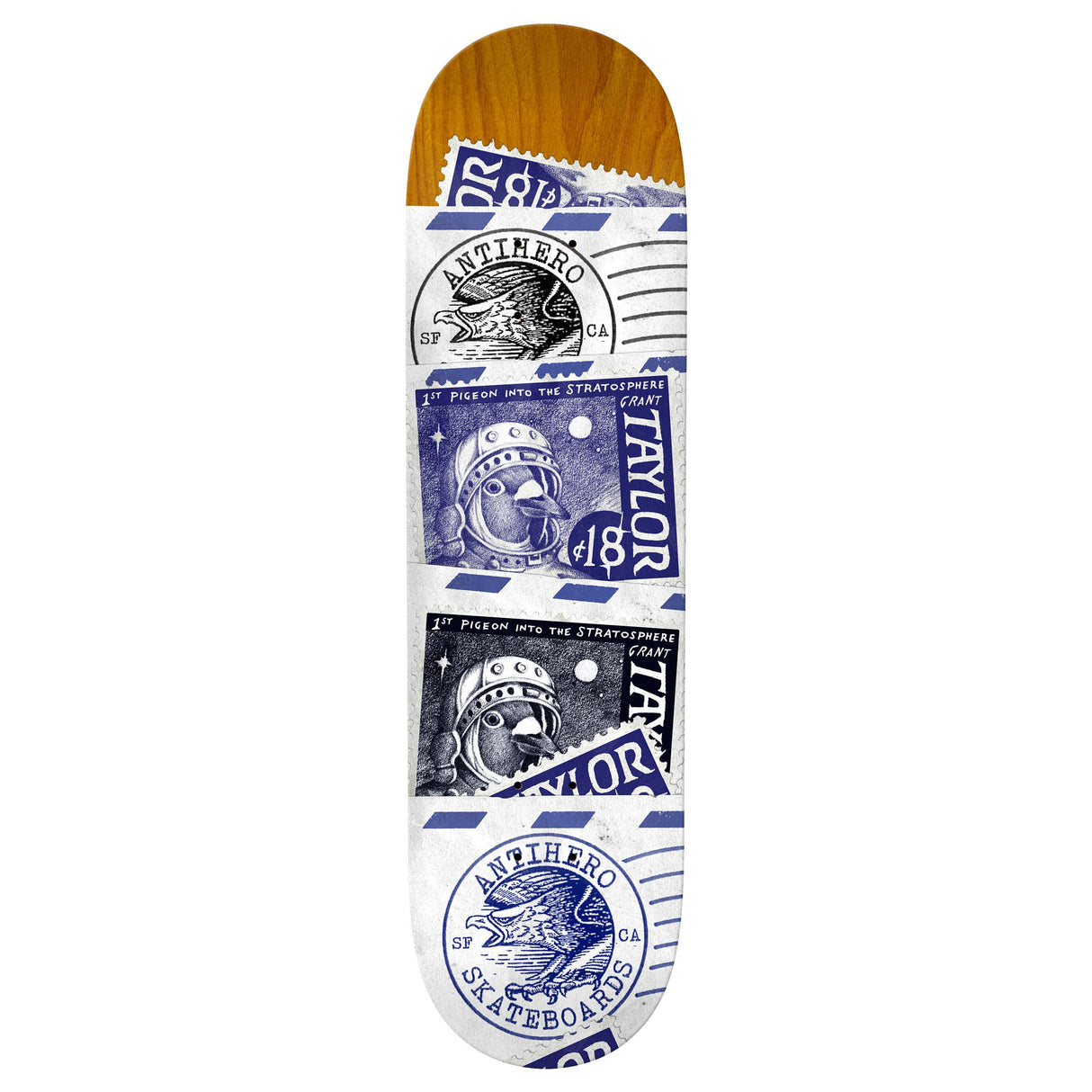 Anti-Hero Grant Postal 8.38" Skateboard Deck