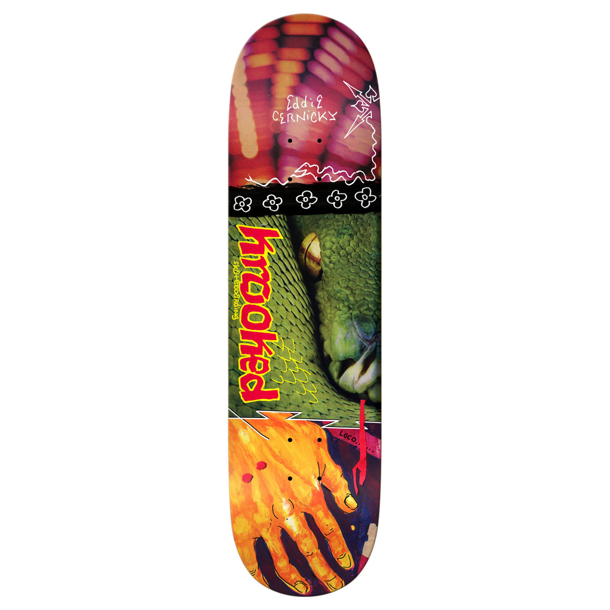 Krooked Cernicky Snake Bite - 8.38" Multi Skateboard Deck