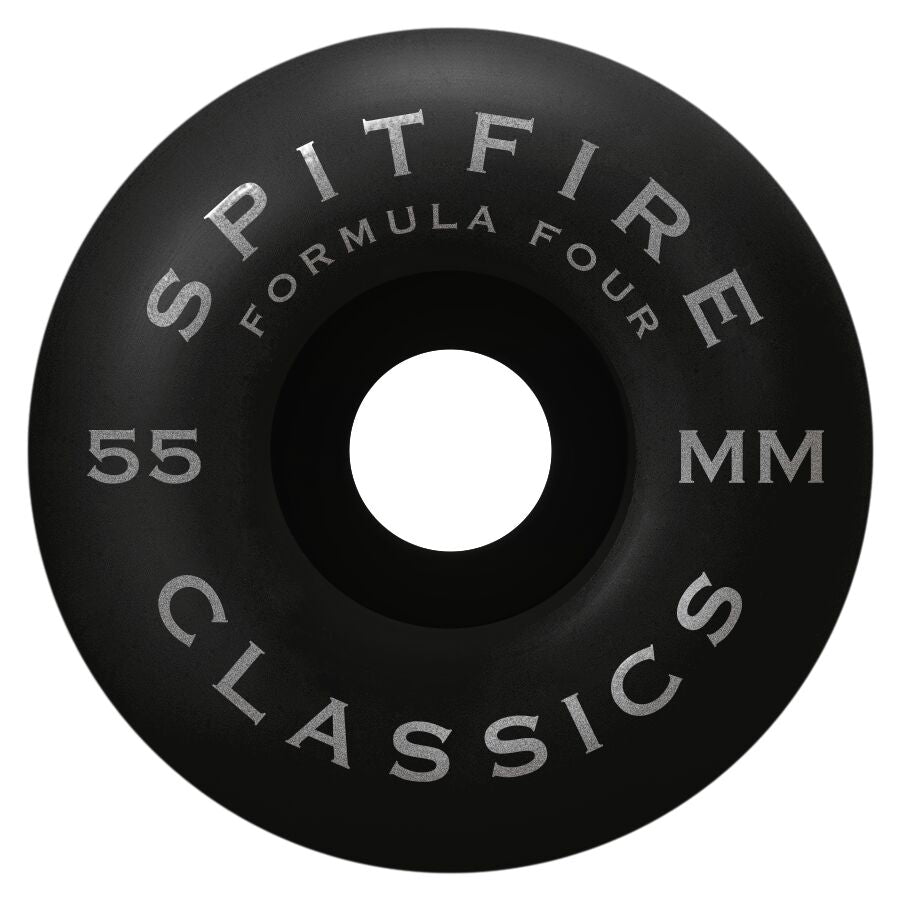 Spitfire F4 99a Floral Classic Black 55mm Wheels